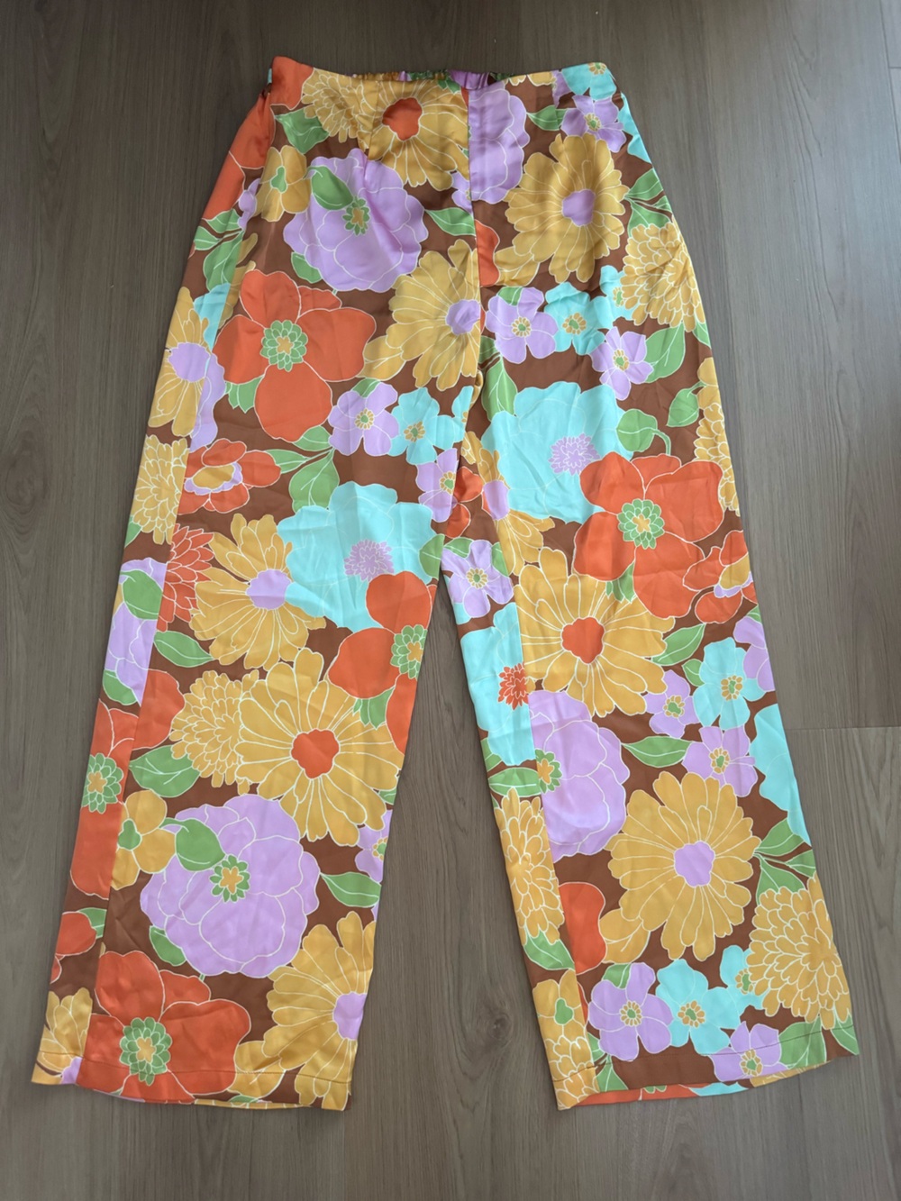 Forever 21 Multi-Colored Floral Pants NWT
